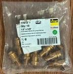 New 10PK Viega 77812 Bronze 1/2" X 3/8" Propress Adapter C M Npt Free Ship.. Fixed Price $69.69.