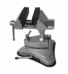2-3/4" Vacuum Base Vise Jewelers Hobby Bench Vice Tool 360 Swivel Tilts Rotates. Fixed Price $29.25.