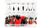60 Alligator Clip Assortment Set Electrical Test Lead Battery Clamp Connector. Fixed Price $10.95.