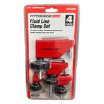 Pittsburgh Fluid Line Clamp Set 4PC. Fixed Price $24.00.