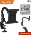 Versatile Gooseneck Tablet Mount For Ipad & Galaxy - Easy Clamp Installation. Fixed Price $51.99.