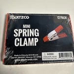 Katzco 2" Mini Spring Clamps Set Of 12 New Box. Fixed Price $7.99.