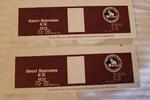 Ho Scale Vintage Set Of Box Car Side Panels, Great Northern, Brown #4273. Fixed Price $12.00.