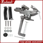 Findmall 3.3" Bench Vise Quick Adjustment Dual-purpose Combined With Swivel Base. Fixed Price $18.28.