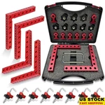 Aluminum 90 Degree Corner Clamps Precision Woodworking Tool Right Angle Set. Fixed Price $54.82.