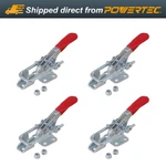 Powertec 400 Lb Holding Capacity Latch-action Toggle Clamp 323 W/threaded U Bolt. Fixed Price $27.99.