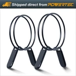 Powertec 4 Inch Double Loop Hose Clamps For Dust Collection (70195). Fixed Price $12.99.