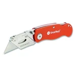 Great Neck Quick Change Lock Back Utility Knife, 3.5" Aluminum Handle, Orange. Fixed Price $30.28.
