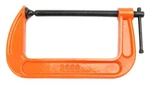 New Pony Tools 2660 Metal Adjustable 6" C-clamp, Orange 7384878. Fixed Price $7.99.
