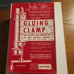 Vtg New Box Sears Craftsman Gluing Clamp No 9-6674 3/4 Threaded Pipe Usa. Fixed Price $13.99.