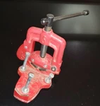 Superior Tool Company Red Pipe Vise No. 18 1/8" 2" Inches Diameter. Fixed Price $55.00.