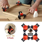 4 Piece Corner Spring Clamps For Wood Working Picture Frame. Fixed Price $10.99.