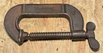 Antique Vintage 1940S Jorgensen Model 104 Carriage Clamp 4" Wingnut Handle Usa. Fixed Price $11.99.