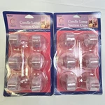 Darice Candle Lamp Suction Cups Nos, Packs Of 6, Vintage 2005 2445-96 New. Fixed Price $11.40.