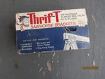 Nos Thrif-t Metal Sawhorse Brackets For 2 By 4 W/box Made Dalton Mfg Usa. Fixed Price $9.99.