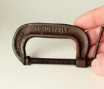 Vtg 2" Steel Adjustable C-clamp No. 1420-2 Made In Chicago. Fixed Price $10.99.