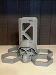 War Battle Skull AR15 Stand Grey 3D Printed Tactical Gun Display Mount. Fixed Price $39.99.
