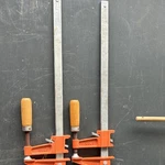 Jorgensen 3706 Bar Clamps 36 In Orange Steel Wood Cast Iron Jaw Set Of 2. Fixed Price $32.97.