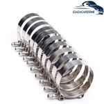 10 X 2.5" Stainless Steel Bolt Clamp Turbo Intake For 70 - 78MM Hose. Fixed Price $17.98.