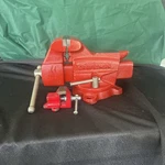 Vintage Craftsman 391-5180 Swivel Bench Vise, 3-1/2" Jaws Japan Restored W/bonus. Fixed Price $60.00.