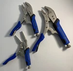 Kobalt Locking Plier 3 Piece Set Vise Grip Long-nose, Curved Jaw,. Fixed Price $18.99.