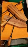 Craftsman 14" Woodworking Clamps,vintage Usa TOOL,2-PIECE Good Shape. Fixed Price $59.00.