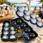 Round Ice Cube Ball Maker Tray Silicone Sphere Mold For Bar Whiskey Cocktails. Fixed Price $17.01.