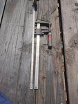 Bessey Brand Steel Bar Clamp 16" Long X 4" Deep, Very Good Condition, Pics/read. Fixed Price $26.70.