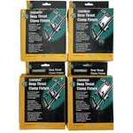 Lot Of 4X Columbian 45600 2-1/2" Deep Throat Clamp Fixture For 3/4" Black Pipe. Fixed Price $90.00.