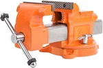 5" Ductile Iron Bench Vise With 360 Swivel Base & Channel Steel Guide Bar. Fixed Price $149.99.