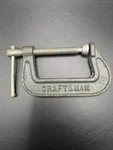 Craftsman Vintage Tools 66672 Usa 2" C-clamp. Fixed Price $5.60.
