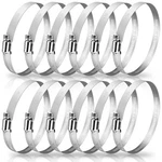 Twdrer 304 Stainless Steel Adjustable Hose Clamp, Worm 4INCH, Metallic. Fixed Price $22.17.