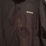 Columbia Men Black Full Zip Jacket Big & Tall 6X Stand-up Collar Logo. Fixed Price $24.00.