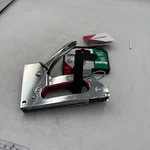 Arrow Junior Hand Staple Gun Light Duty Silver Red JT27 Bottom Load Magazine. Fixed Price $15.70.