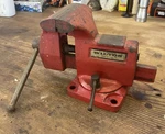 Wilton Bench Vise - 4" Jaw With Anvil 121070 Made In Usa Swivel Base. Fixed Price $75.00.