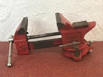 Vintage Sears Swivel Bench Anvil Vise Bright Redl Good Working Condition. 4 1/2. Fixed Price $39.00.