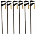 Set Of 6 Pc 18" Steel Bar Clamp Tool, Ratchet Quick Release For Metal Wood. Fixed Price $52.99.