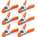 6-PIECE 6" Inch Spring Clamp, Heavy Duty Metal Clamps, 2.5"-INC.... Fixed Price $21.30.