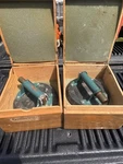 Vintage 8 Suction Cup Glass Lifters G-0695 Lot Of 2 W/ Wood Cases. Fixed Price $149.99.