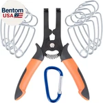 10 Pcs Miter Spring Clamps Kit Loaded Pliers With 8 For Trim. Fixed Price $33.28.
