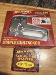 Arrow Heavy Duty Staple Gun Tacker Model T-50 With Xpando Attachment. Fixed Price $18.00.