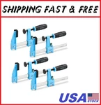 6-INCH Steel Bar Set, 4-PACK Medium-duty Quick-release F Clamps, 600 Lbs. Fixed Price $47.99.