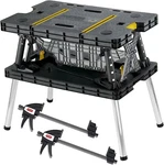 Portable Folding Tool Storage Stand Workbench With 12 Inch Wood Clamp. Fixed Price $372.19.