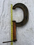 Jorgensen 6" Shielded Screw C-clamp No. 826. Fixed Price $59.99.