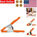 Heavy Duty Spring Clamp 1-INCH Silver Orange 3201-HT Steel Jaws Grip Fast Rel.... Fixed Price $8.63.