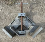 Vintage Bessey Welders Corner Angle Clamp Copper Tool Made W-germany. Fixed Price $199.00.