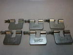 Cooper B-line 1/2" Steel C-clamp W/ Locknut 3/4" Flange Thickness Lot Of 6. Fixed Price $37.95.