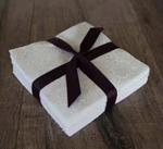 102 White Natural Pre-cut Charm Pack 5" Squares 100% Cotton Fabric Quilt. Fixed Price $14.99.