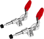 Powertec 2PK Toggle Clamp, 100LBS Holding Count (pack Of 2), Red Metallic. Fixed Price $13.14.