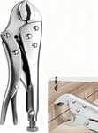10-INCH Locking Pliers With Wire Cutter Heavy Duty Curved Jaw Vise Grips, Forg. Fixed Price $34.99.